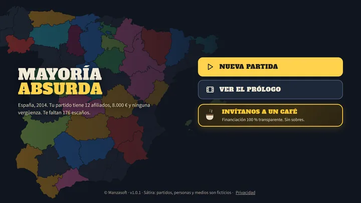 Mayoría Absurda · Menú principal