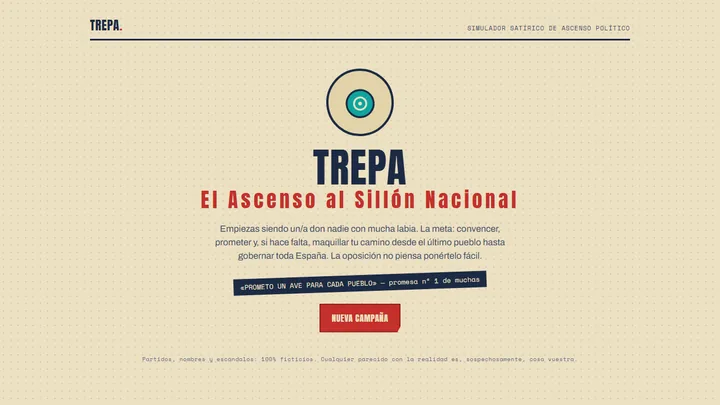 TREPA: El Ascenso · Pantalla de título